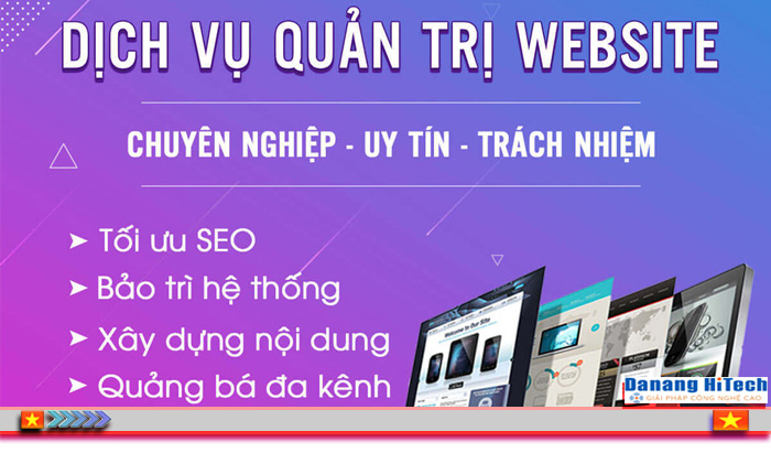 Dịch vụ quản trị chăm sóc Website SEO giá rẻ DaNang Hitech