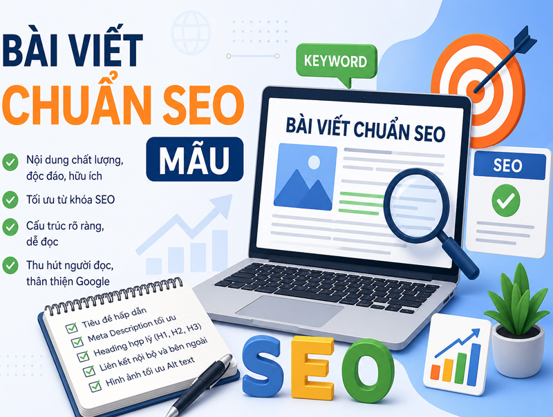 Mẫu bài viết chuẩn SEO Google cần có những phần nào