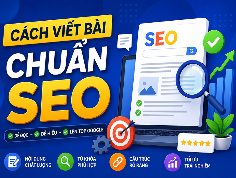 Cách viết bài chuẩn SEO đúng quy trình để web dễ lên Top